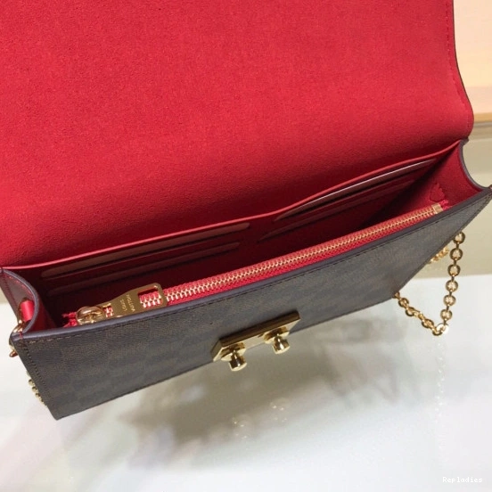 Fake Louis Bags CHAIN WALLET CROISETTE VUITTON LOUIS 0814